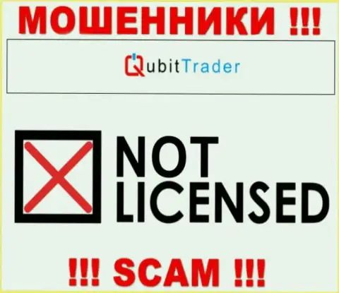 У ОБМАНЩИКОВ Qubit Trader отсутствует лицензия - будьте очень осторожны !!! Обворовывают клиентов