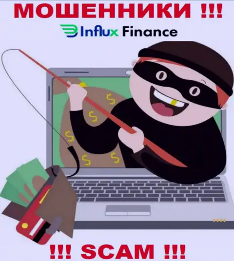 В конторе InFlux Finance прикарманивают средства всех, кто дал согласие на взаимодействие