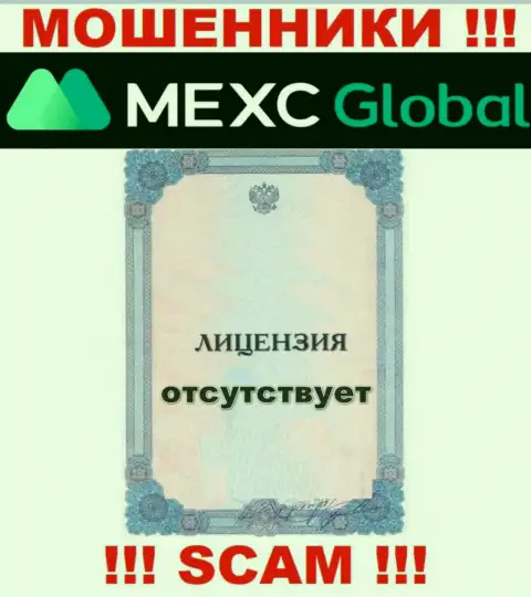 У лохотронщиков MEXC Com на портале не представлен номер лицензии организации !!! Осторожно