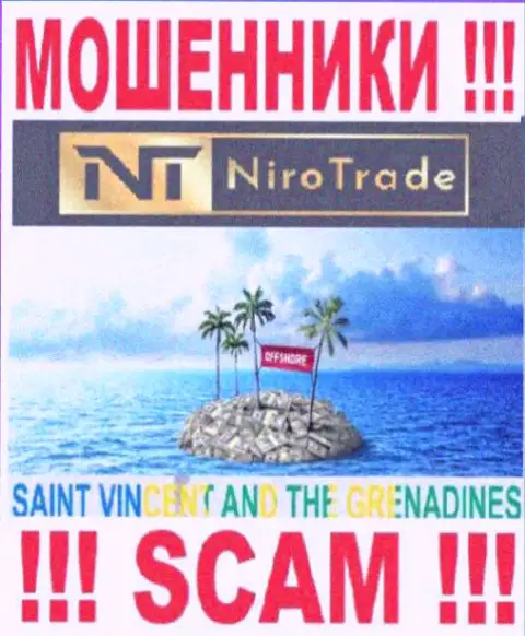 НироТрейд Ком расположились на территории St. Vincent and the Grenadines и безнаказанно отжимают средства