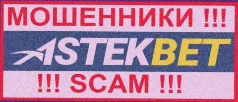 Логотип ОБМАНЩИКА AstekBet