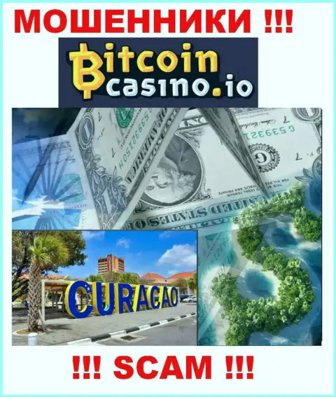 BitcoinCasino свободно лишают средств, потому что находятся на территории - Curacao