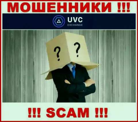 Не сотрудничайте с жуликами UVC Exchange - нет сведений об их прямом руководстве