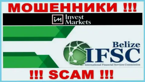 InvestMarkets Com беспрепятственно присваивает средства наивных клиентов, потому что его крышует мошенник - IFSC