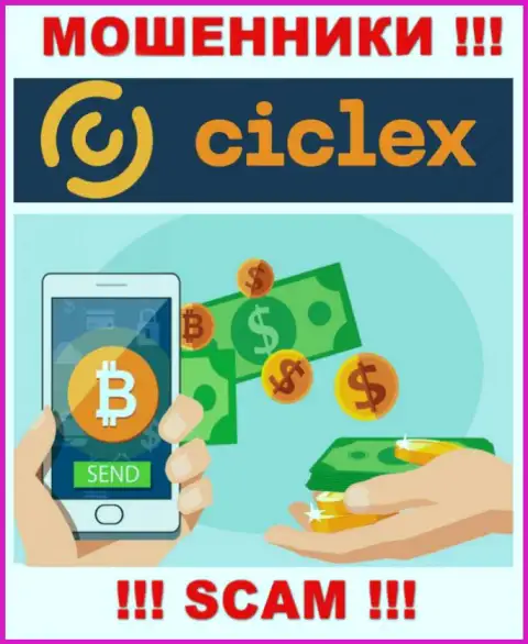 Ciclex не внушает доверия, Криптовалютный обменник - это конкретно то, чем занимаются эти мошенники