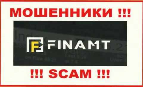 Лого МОШЕННИКА Finamt Com