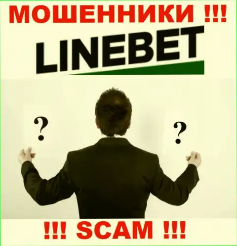 На онлайн-сервисе LineBet Com не представлены их руководящие лица - аферисты без всяких последствий прикарманивают вложения