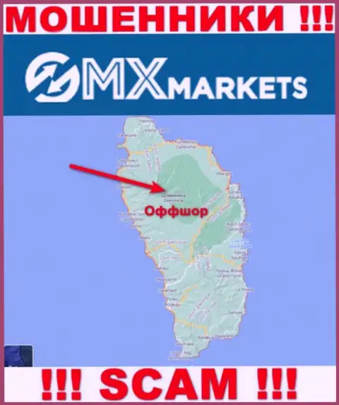 Не верьте internet-мошенникам GMXMarkets, т.к. они зарегистрированы в офшоре: Dominica