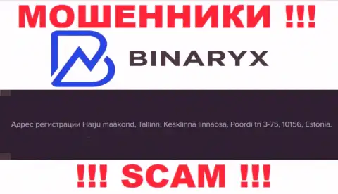 Не ведитесь на то, что Binaryx располагаются по тому юридическому адресу, который засветили на своем веб-сервисе