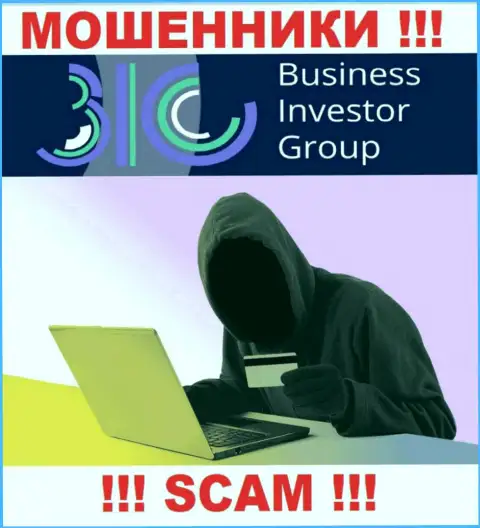 Не нужно доверять ни одному слову агентов BusinessInvestorGroup Com, они интернет-мошенники