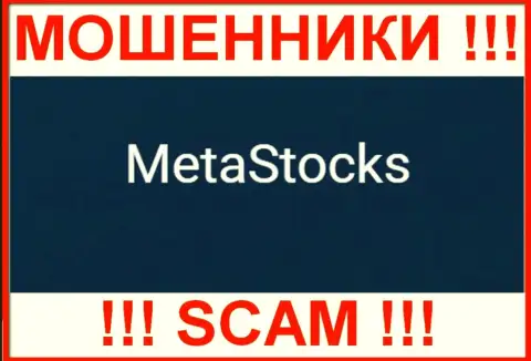 Лого МОШЕННИКОВ Meta Stocks