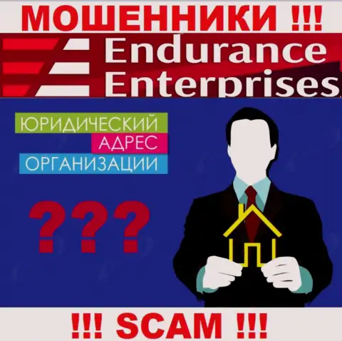 Вы не сможете найти сведения о юрисдикции EnduranceFX Com ни на web-сайте шулеров, ни в internet сети