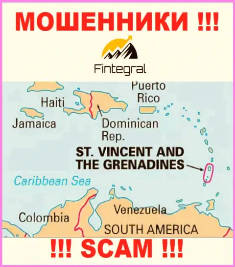 Сент-Винсент и Гренадины - здесь юридически зарегистрирована незаконно действующая контора ФинтегралВорлд