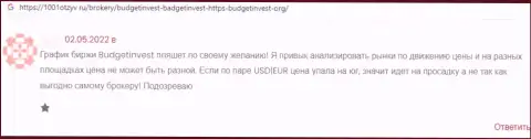 В компании BudgetInvest Org отжали вложения реального клиента, который попался на удочку указанных интернет-шулеров (отзыв)