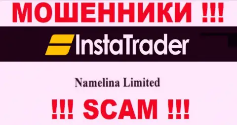 Юридическое лицо конторы ИнстаТрейдер - Namelina Limited, инфа позаимствована с официального онлайн-сервиса