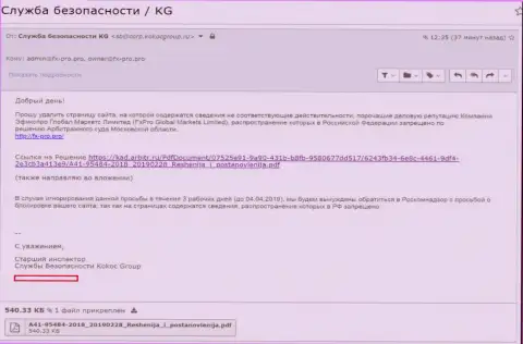 Kokoc Group стараются очистить репутацию мошенников финансового рынка ФОРЕКС брокерской организации Фикс Про