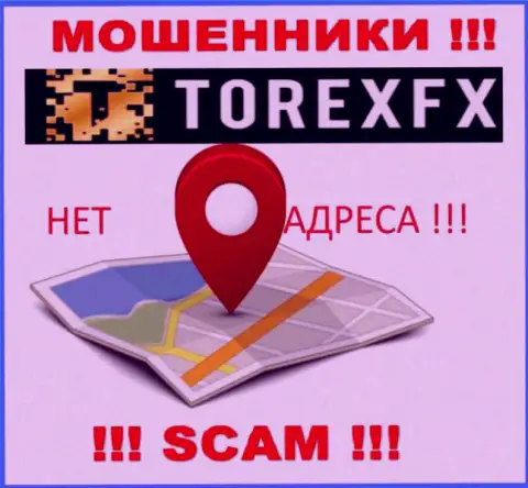 TorexFX не засветили свое местоположение, на их веб-сайте нет данных о юридическом адресе регистрации
